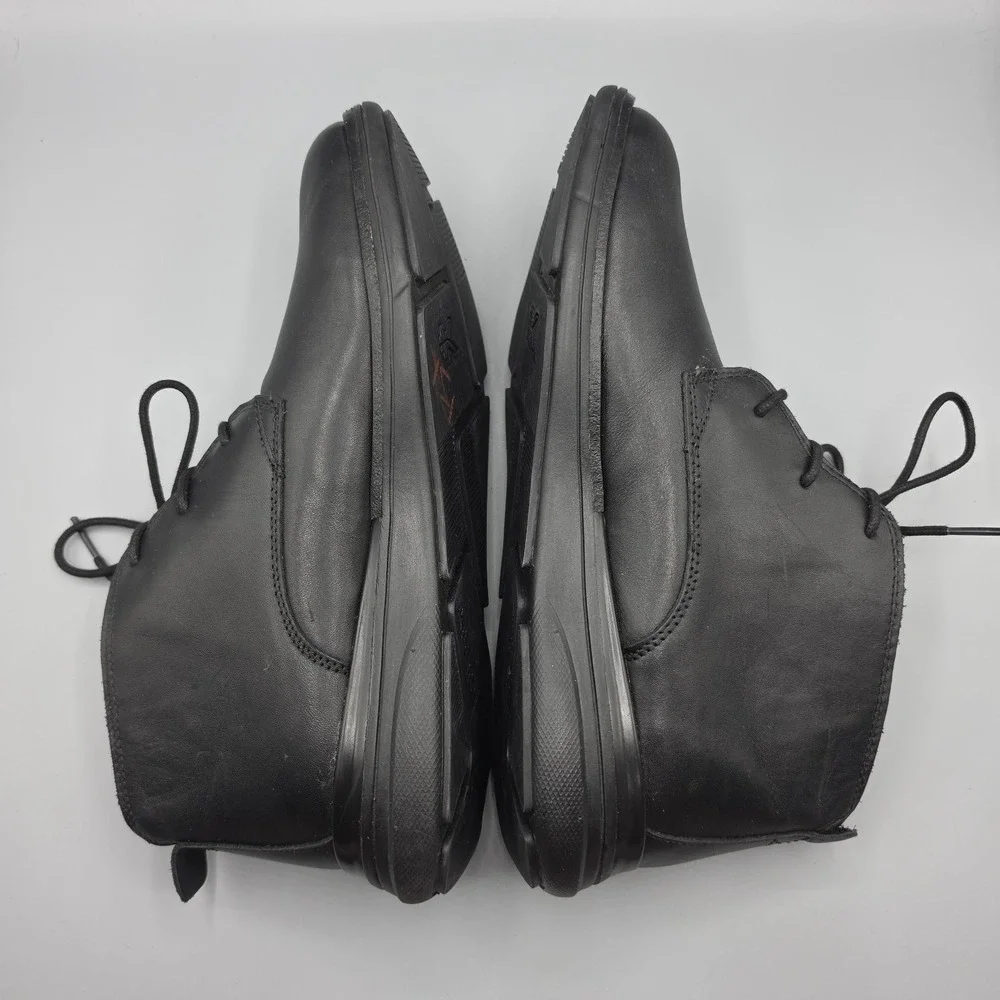 Kuru Aalto Chukka Boots Mens 8 Black Leather Comfort Supportive